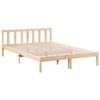 VidaXL Cadre de lit extra long sans matelas 160x220 cm bois massif pin, lit, meuble de chambre à coucher, lit en bois, lit 852450