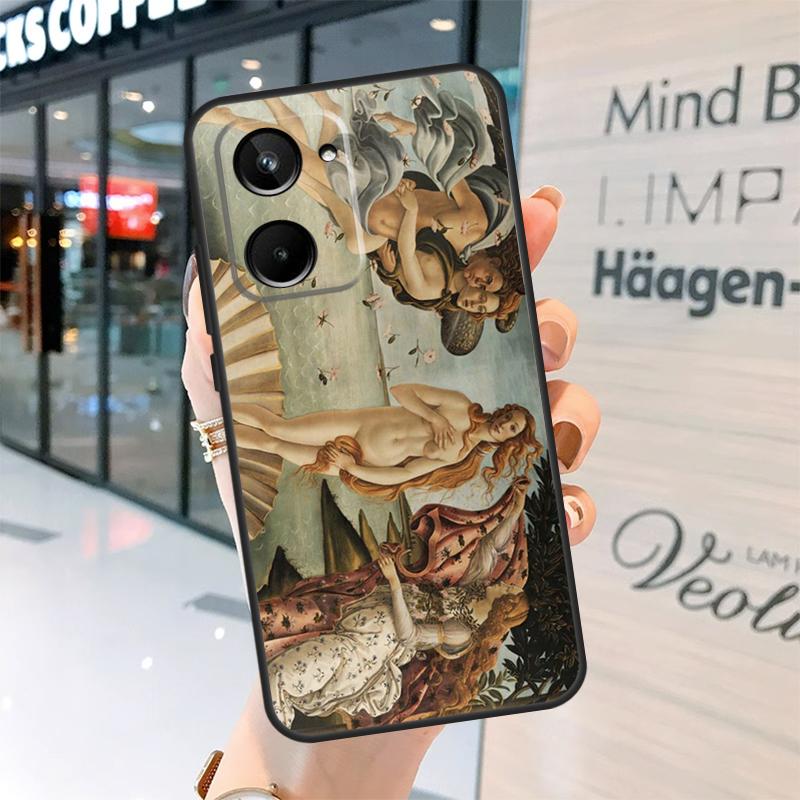 Художественная картина Рождение Венеры Чехол для Realme 15 Pro 12 11 13 14 Pro Plus GT6 GT7 C55 C51 C53 C25 C63 C61 C65 C67 C71 C75