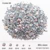 Glitter Mix Size Rhinestones Shiny Crystals Strass Glue Stones Beads Crystals Fabric Crafts Gems Hotfix Rhinestones for Clothes