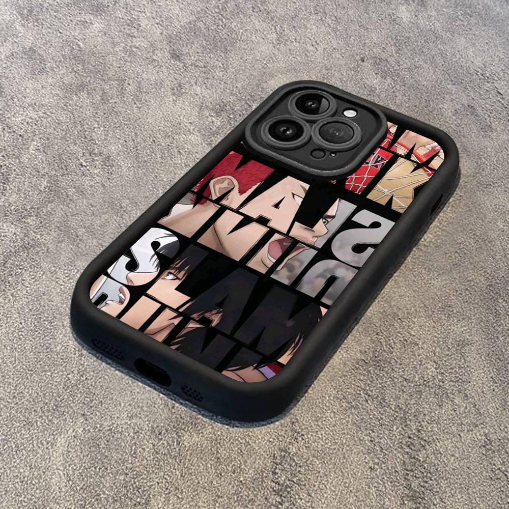 Японский чехол для телефона S-SLAM D-DUNK для IPhone 17 16 15 13 11 12 14 Pro Max Plus Силиконовая защитная оболочка