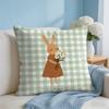 Cute Funny Animal Ins Cartoon Cushion Cover Square Pillow Bedroom Sofa Leisure Comfort Living Room Home Decoration X