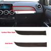 Декоративная панель приборной панели автомобиля в стиле углеродного волокна, подходит для Mercedes Benz GLB-автомобильные аксессуары для интерьера