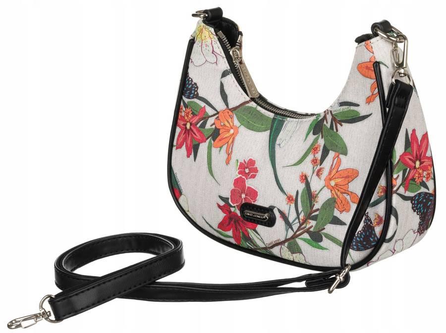 Women's floral eco-leather messenger bag - David Jones