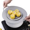 30cm Silicone Pot Lid Anti-Splash Anti-overflow Lid Reusable Spill Stopper Cover  Kitchen Gadgets