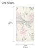 senya Grungy Floral Dragonflies Hand Towel Ultra Soft Luxury Bathroom 30 inches x 15 30x15in White
