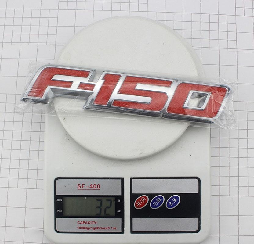 Weatherproof Red Black 3d Raised Plastic Emblem Badge Letter For 09-14 Ford F150 Tailgate