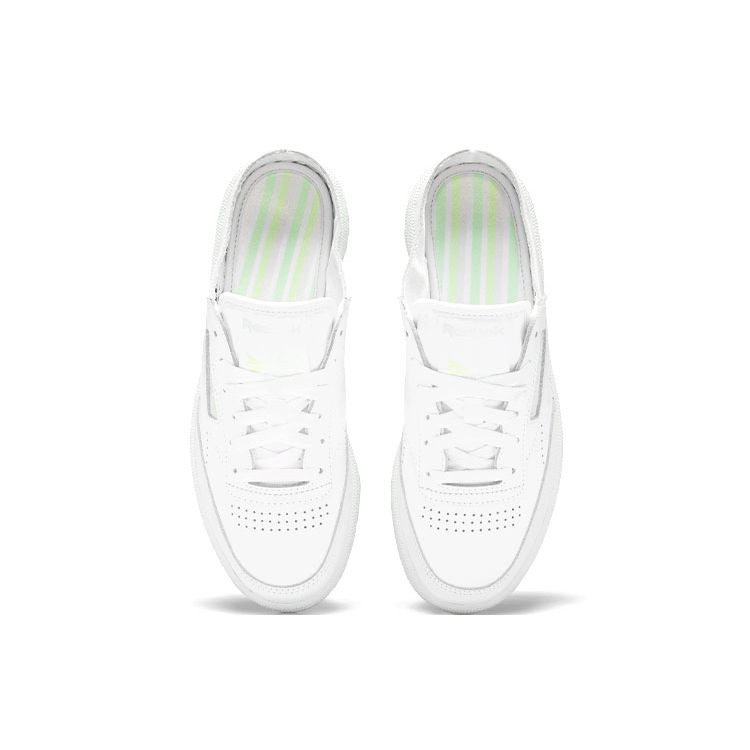 Reebok Club C 85 Mule White Aqua Dust Женские кроссовки Footwear-White Energy-Glow GX2500