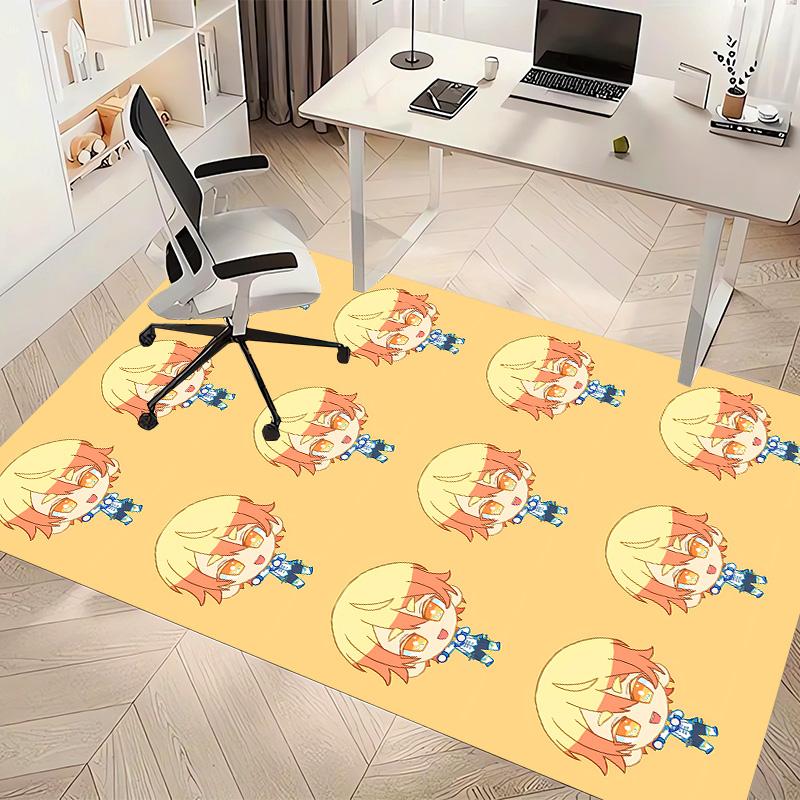 Tenma Tsukasa Printed Absorbent Washable Carpet, Non-Slip Bathroom Mats, Kitchen Rugs, Yoga Mat,Living Room Entrance, Camping Picnic Rugs