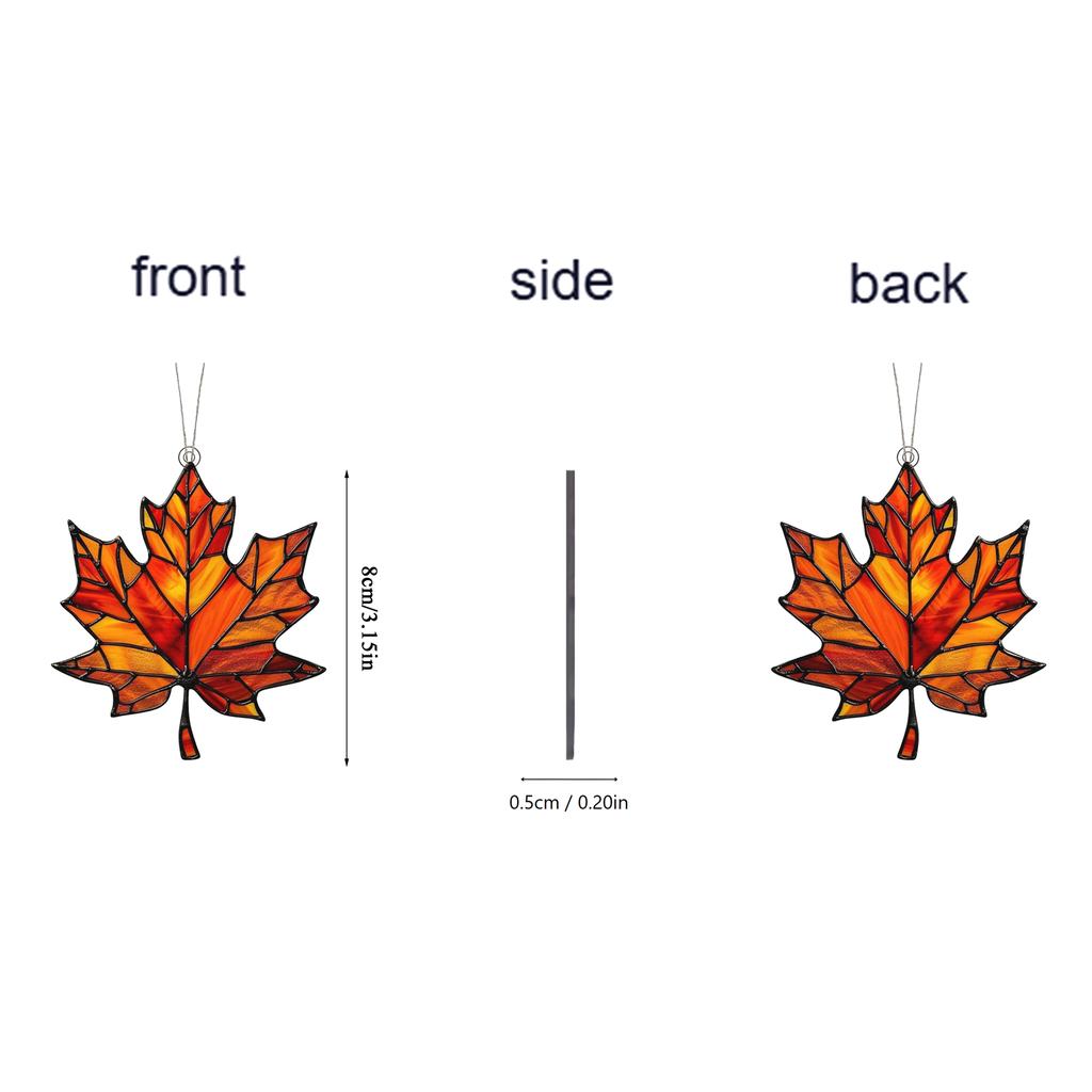 2D Персонализированный Креативный Рождественский Лист Акриловая Плоская Подвеска Украшение Подвеска для Рождественской Атмосферы