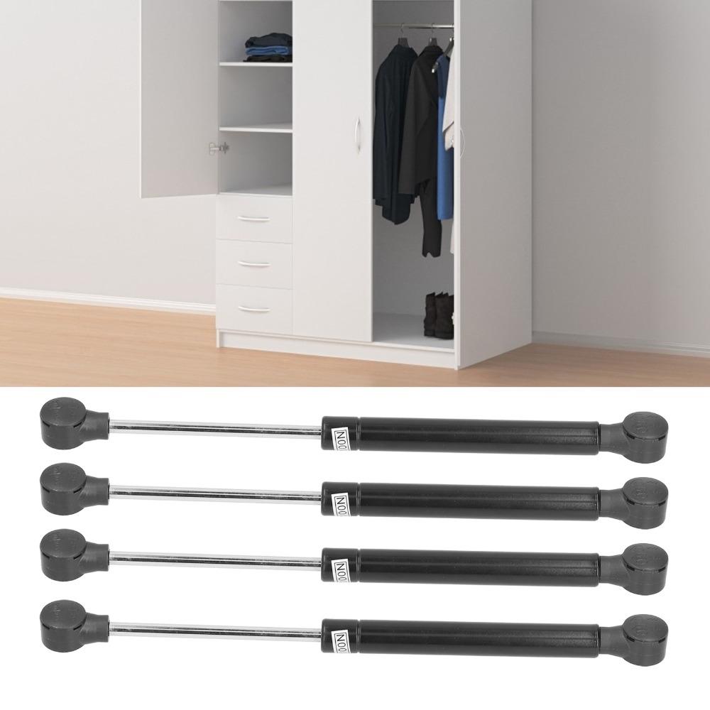 4pcs 80N Cabinet Door Lift Support Adjustable Lift Support Gas Strut Support Rod Cabinet Door Cover