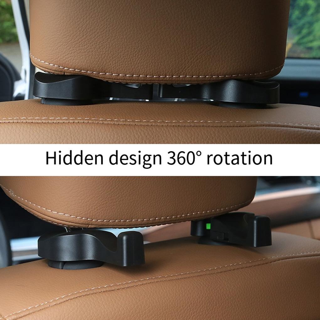 2 шт. автомобильные крючки для хранения, крючки для подголовников, легкий держатель для сумок, вешалка, сумка для продуктов на заднее сиденье автомобиля, автомобильные зажимы, аксессуары