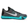 Nike Kobe 10 Liberty Kobe Шнуровка Нескользящие Легкие Низкие Высокопроизводительные Баскетбольные Кроссовки Мужские Черный Ледяной Зеленый 745334-002