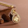 Подвеска-монета из позолоченной меди в юго-восточном азиатском стиле для женщин