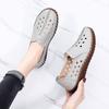 Soft Genuine Leather Shoes for Women Wide Feet Ortheopedic Sandals Luxury Comfort Walk Flats Summer Vintage Cut Outs Moccasins