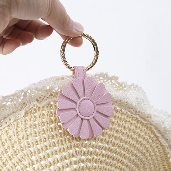 Магнитный зажим для шляпы в виде цветка Свободные руки Сумка Рюкзак Сумка для ручной клади Багаж Подвесной Держатель для кепки из искусственной кожи Необходимые вещи для отпуска и путешествий