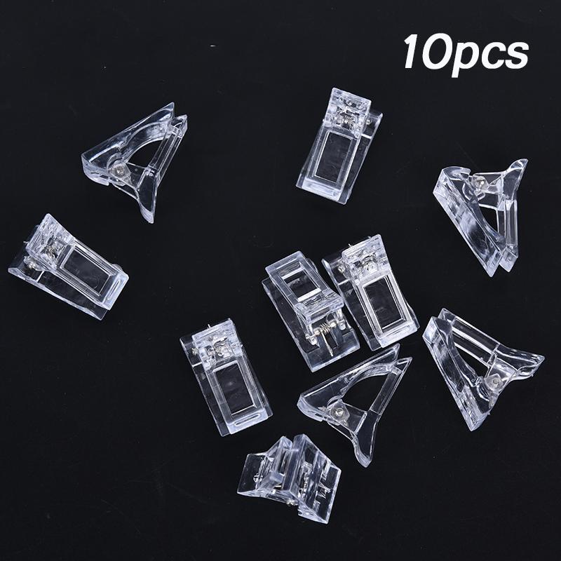 10 шт., гель для наращивания ногтей, фиксирующий зажим, прозрачный быстрый генератор для наращивания ногтей, инструмент для наращивания ногтей