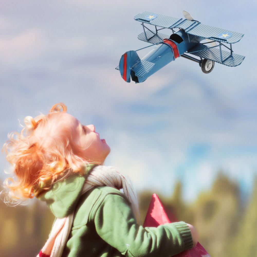 Retro Iron Aircraft Ornaments Collection Metal Plane Models Vintage Airplane Model Home Decor