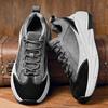 Модная уличная кожаная повседневная обувь кроссовки для мужчин удобная обувь для ходьбы новинка спортивные кроссовки нескользящая мужская обувь для трекинга