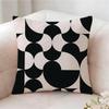 Retro Geometric Shading Pillow Case Pillowcase Doublesided Printed Sofa Cushion Bedroom Headboard Pillow