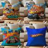 Pillow Case Pattern Printed Pillowcase For Living Room Sofa Cushion Cover & Bedroom Decor Cool Toys Hot Wheels Racing