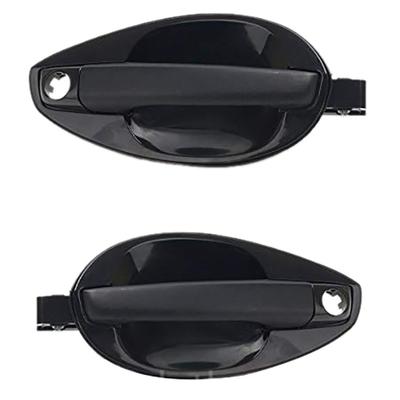 2 шт. черная передняя наружная дверная ручка для Hyundai Tiburon 2003-2008 82650-2C000