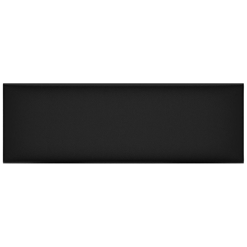 Wall Mounted Headboard Panels 12 pcs Black Fabric 90 x 30 cm