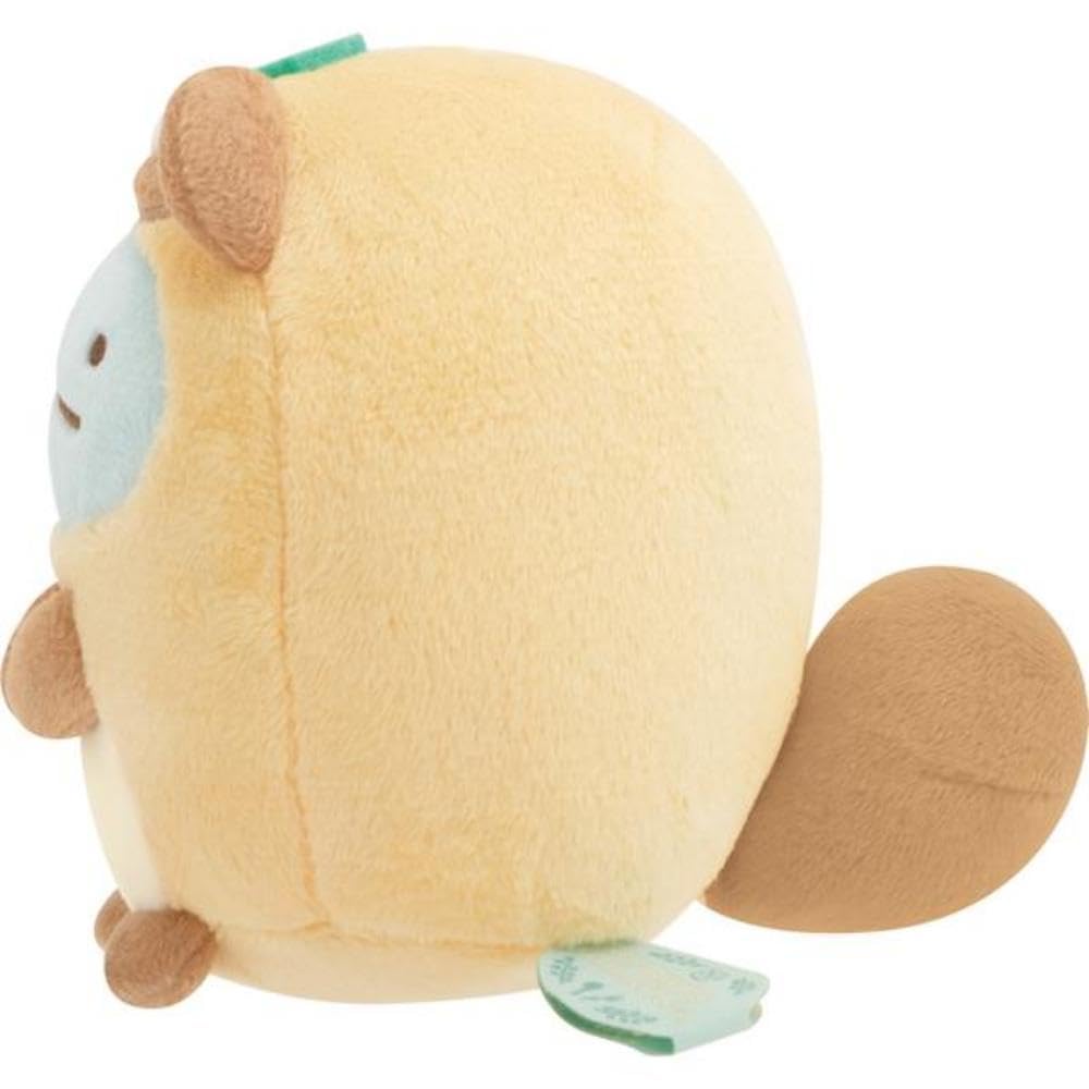 MV62801 Коллекция Sumikko Gurashi Круглый ресторан Тануки Коллекционная мягкая игрушка: Токаге (Ящерица)
