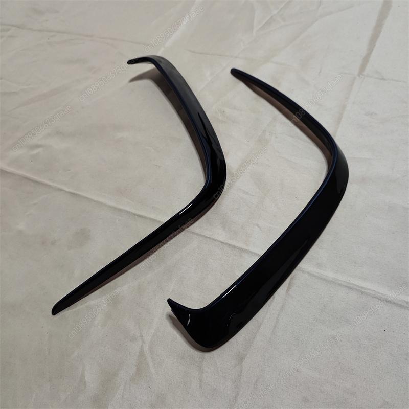 Rear Bumper Lip Spoiler Splitter Canards For Mercedes Benz W176 A200 A250 A260 A45 AMG 2013-2018 Hatchback Black Body Kit Tuning