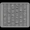 3D Силиконовая форма для дизайна ногтей, рельефный бант, клубника, барочный узор, маникюрные шаблоны, пластины, инструменты, аксессуары