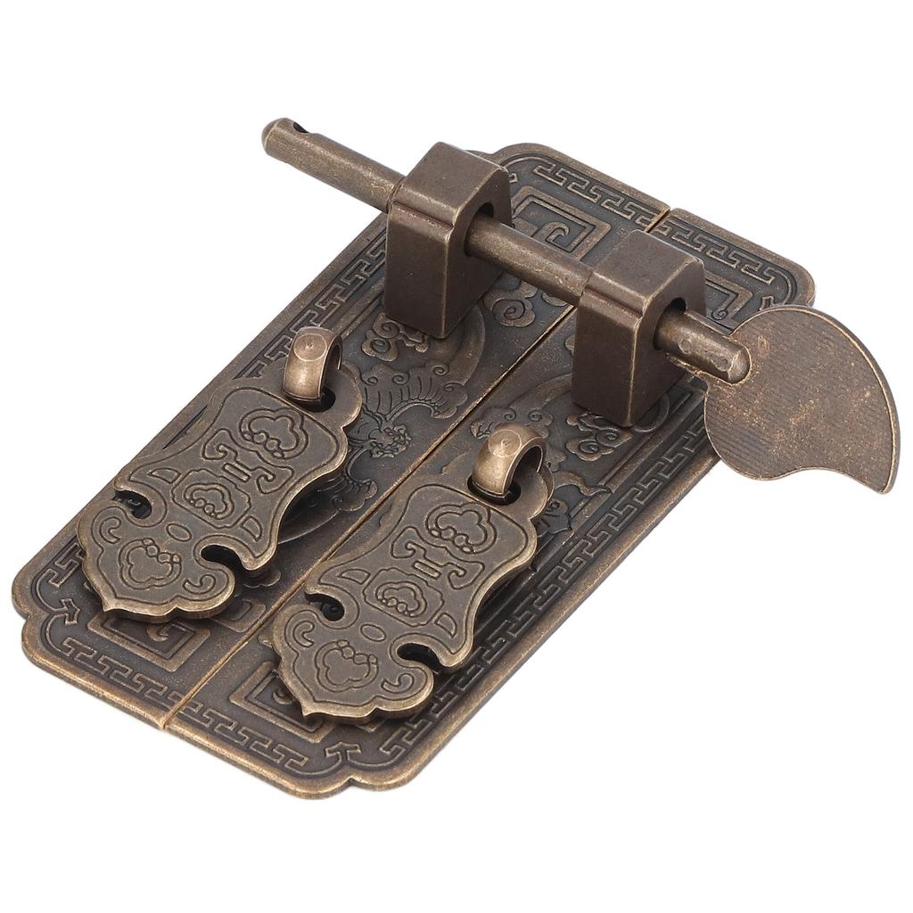 Лицевая панель шкафа из латуни, материал бронза, благоприятный узор летучей мыши, ручки для шкафа в китайском стиле в стиле ретро