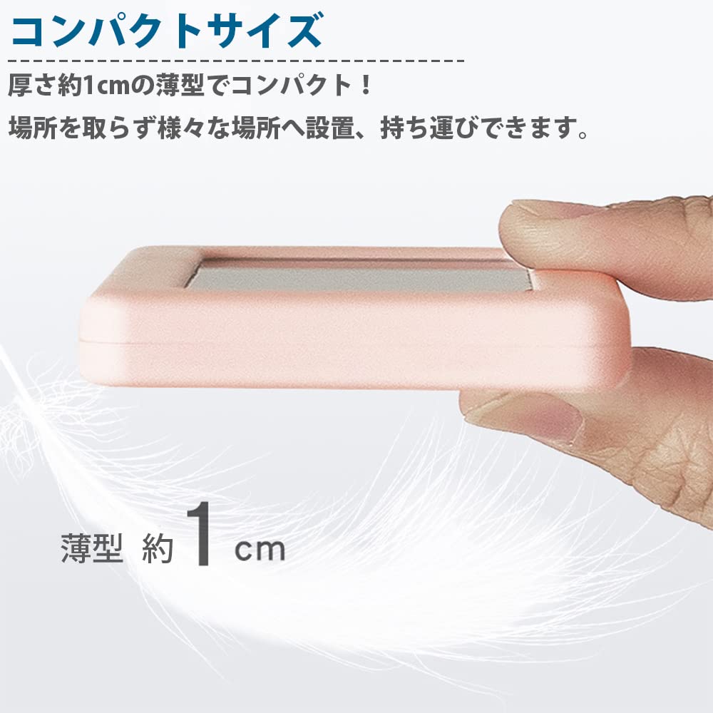 Prendre Цифровые часы Термогигрометр Маленькая Компактная подставка Настенные настольные часы Настенные часы Интерьерные простые цифровые часы Температура Влажность