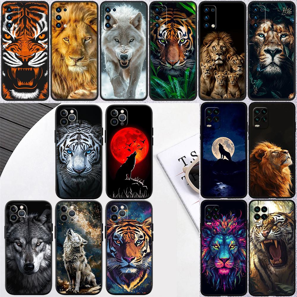 Чехол для телефона Wolf Tiger lion Новый Высококачественный чехол для Redmi Note 13 14 Pro+ Plus A3 13X 13C 14S 14C