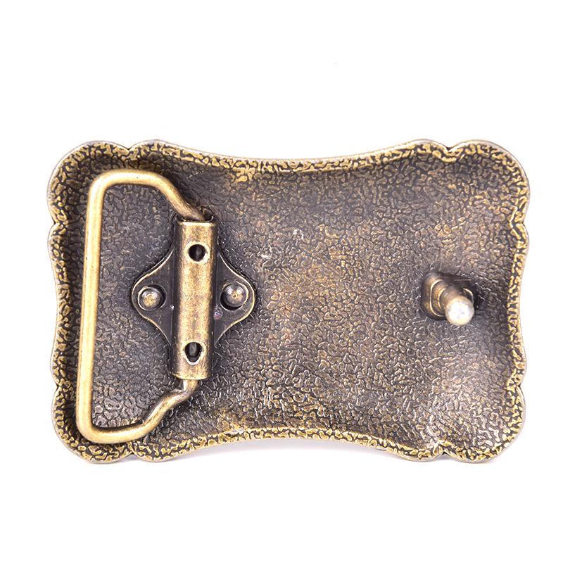 Retro Square Mens Belt Buckle Cowboy Western Large Metal Alloy Buckles