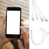 4 In 1 USB Charging Cable Multi Functional USB Charger Cable Versatile Cord for Phones Tablets Game Consoles Headphones