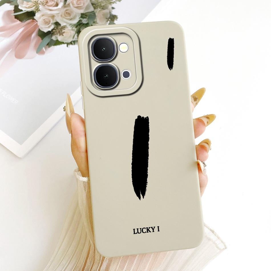 For Vivo Y31d Y51 Pro Y500i Lucky Initial Letter Phone Case For Vivo Y31D Y51Pro Y500i Soft Silicone Shockproof Cases Bumpers