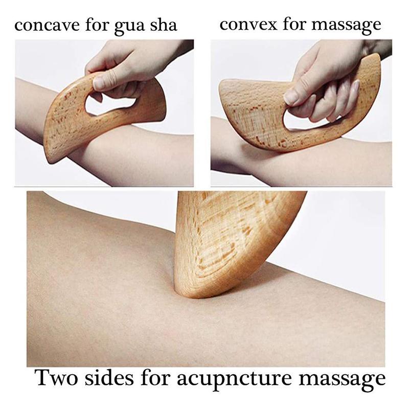 Деревянный инструмент Гуа Ша, скребковая доска, массажный инструмент, массажная доска для похудения, скребок Гуаша, инструмент для массажа тела