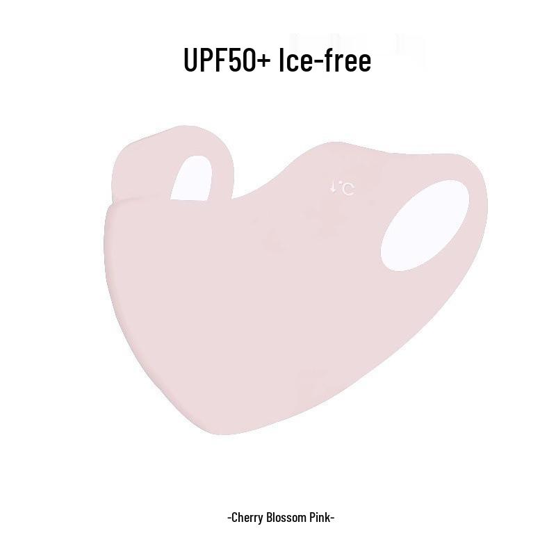 Маска для лица из ледяного шелка с гиалуроновой кислотой и защитой от ультрафиолета