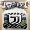 Juventus Zebra Stadium Glory Three-piece set (1 * duvet cover + 2 * pillowcase, without core) Duvet cover and pillowcase Soft and comfortable