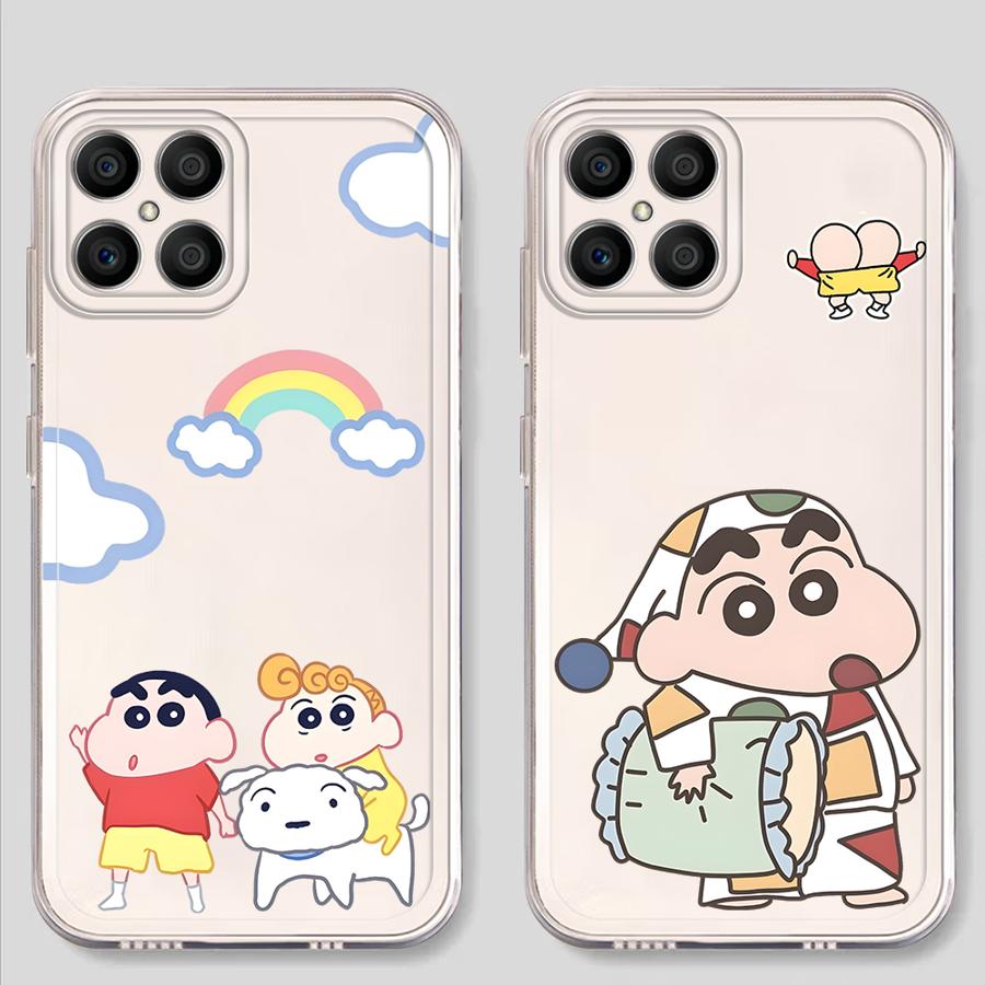 Crayon Shin Chan Soft Phone Cover Case for Honor X7b 90 Lite X9b X8b X8 X9a X8a