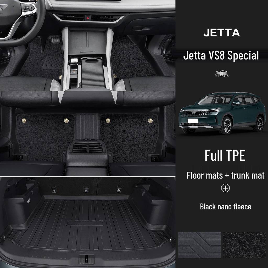Комплект ковриков TPE для Jetta VS8 с полным покрытием - Декоративные автомобильные аксессуары для салона