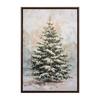 Snow Tree Luminous Canvas Wall Decoration Props
