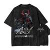 Classic Action Roleplaying Game Dark Souls Peripherals Print Tshirt Men Women Vintage Washed Cotton Oversized Summer New Tees