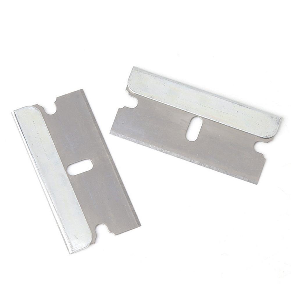Ручной скребок со стальными лезвиями и 10 сменных лезвий для уборки дома