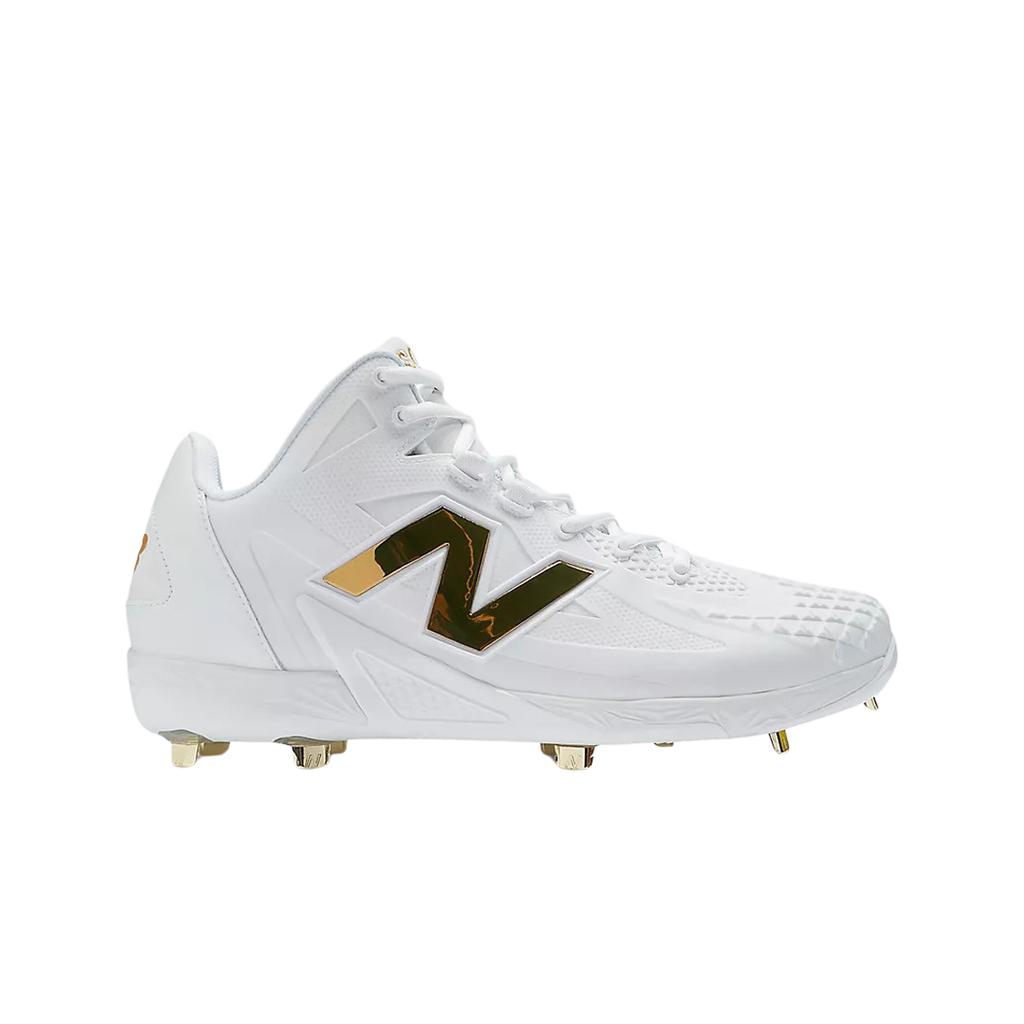 New Balance Fuelcell Ohtani 1 White Metallic Gold - 2e Wide