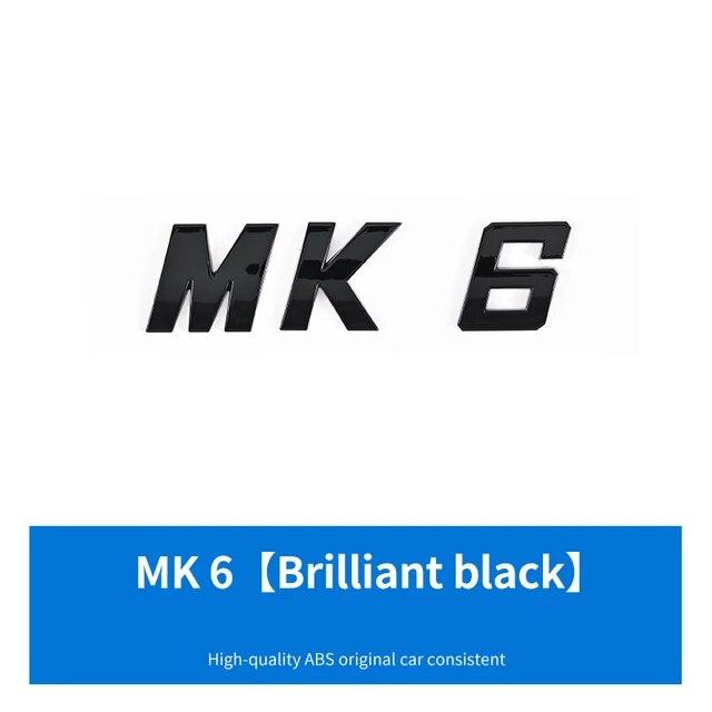 3D ABS буквы MK5 MK6 MK7 MK7.5 эмблема автомобиля значок наклейка для VW volkswagen GOLF автомобиль крыло багажник задняя наклейка