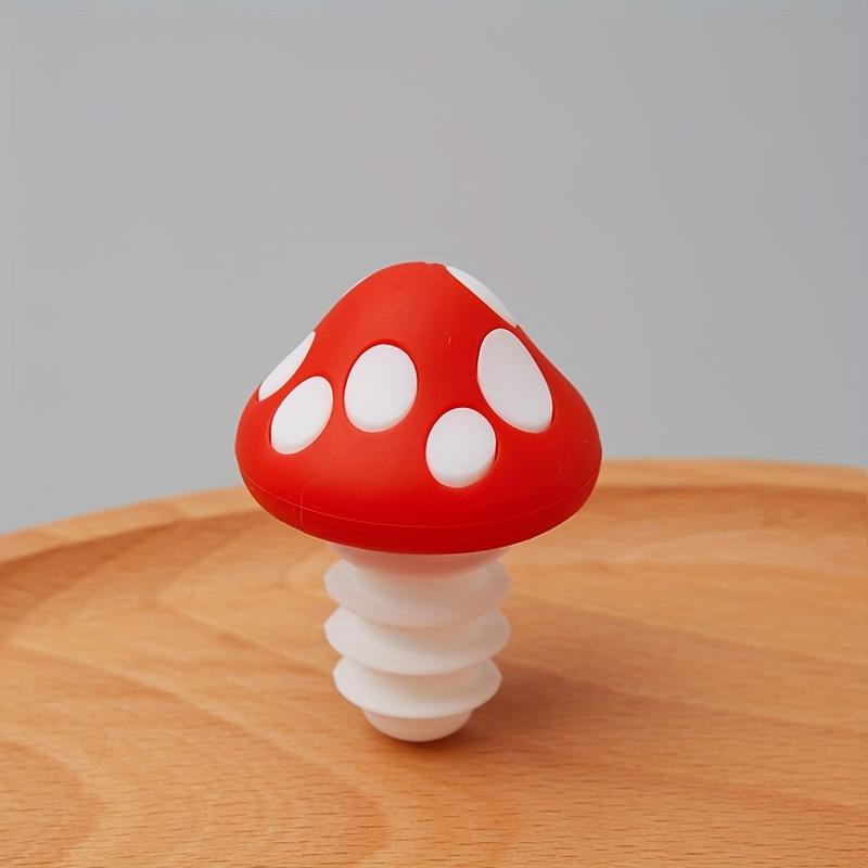 Цветные грибковые пробки для винных бутылок, Яркие силиконовые пробки с игривыми дизайнами, Идеально подходят для бутылок красного вина, масла и уксуса