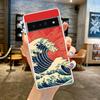 Чехол для телефона Google Pixel 9 8 7 6 9A 8A 7A 6A 5 4 5A 4A 3A Pro XL Мягкий Прозрачный ТПУ Прозрачная Крышка Модный Отличный Синий Волна