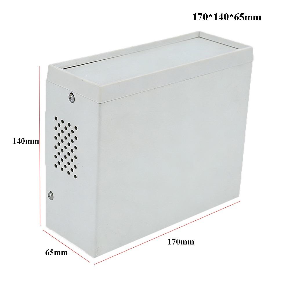 High Quality 170*140*65mm Enclosure Project Case Plastic&Iron Grey DIY Junction Box Electronics Enclosure Box
