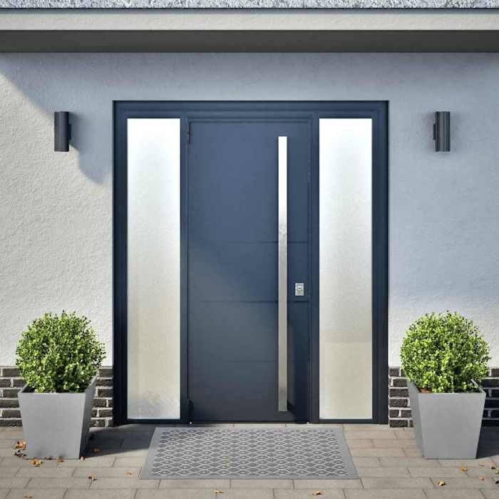 VidaXL Planters 2 Pcs 40x40x40 Cm Galvanized Steel, Outdoor Planter, Flower Box, Garden Box 851063