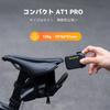 Anoutway AT1 PRO Портативный электрический насос для велосипеда с манометром, компактный размер, совместим со всеми клапанами (Американский, Presta и Британский)